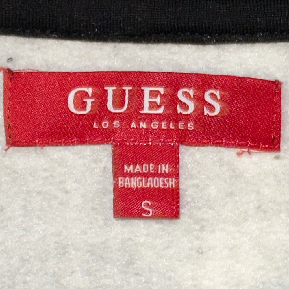 Guess Black and Grey pullover hoodie